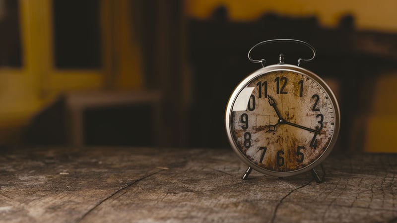 Clock Time Travel Concept